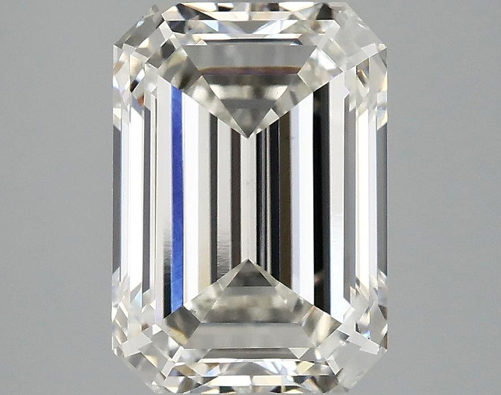 3.51 Carat Emerald Shaped Ideal Cut VVS2 IGI Certified Lab Grown Diamond