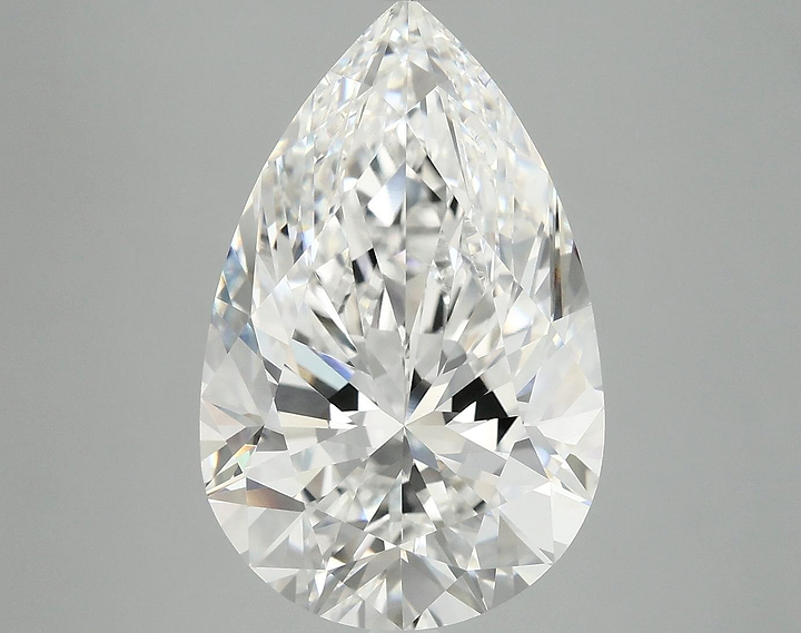 7.36 Carat Pear Shaped Ideal Cut VVS2 IGI Certified Lab Grown Diamond