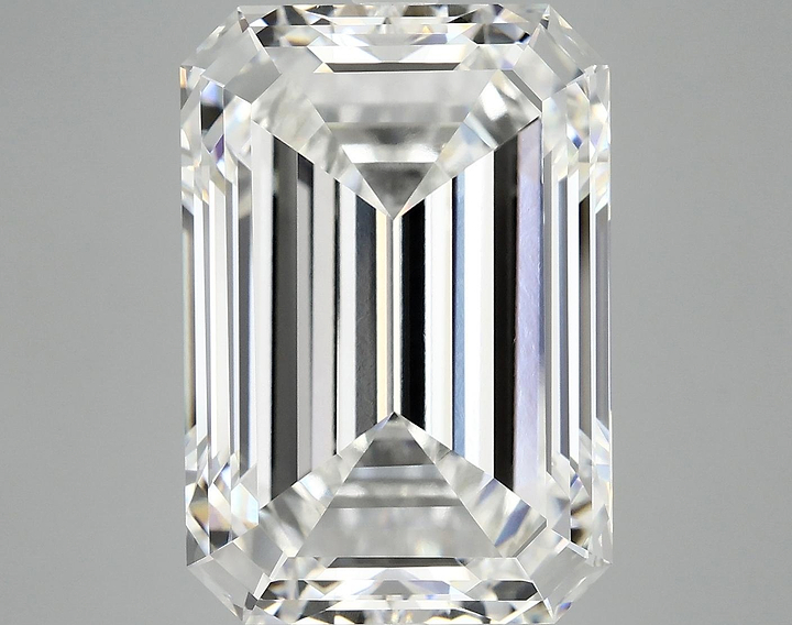12.12 Carat Emerald Shaped Ideal Cut VVS2 IGI Certified Lab Grown Diamond