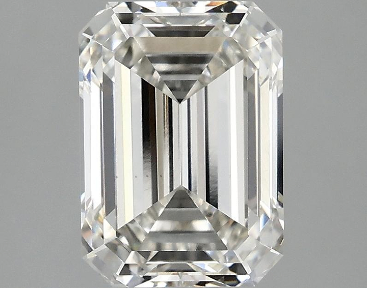 2.56 Carat Emerald Shaped Ideal Cut VS1 IGI Certified Lab Grown Diamond