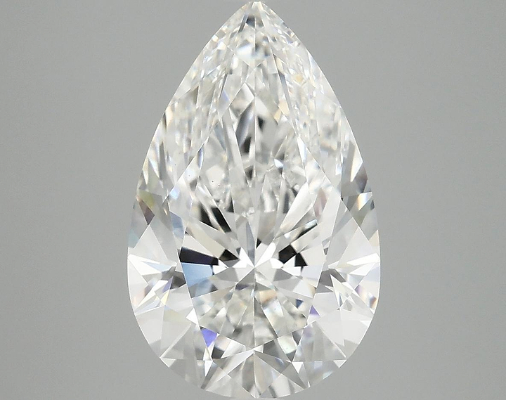 4.07 Carat Pear Shaped Ideal Cut VS1 IGI Certified Lab Grown Diamond