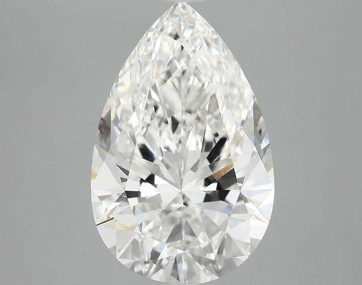 4.01 Carat Pear Shaped Ideal Cut VVS2 IGI Certified Lab Grown Diamond