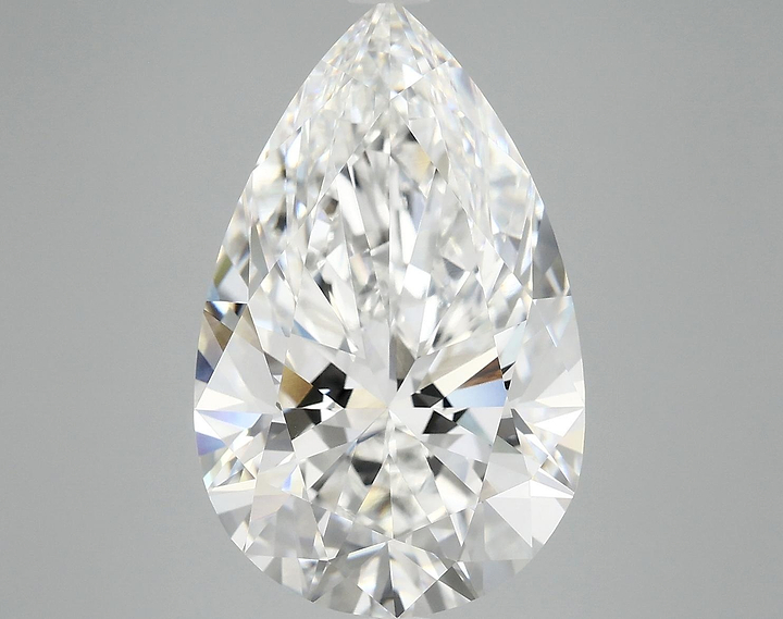 7.14 Carat Pear Shaped Ideal Cut VVS2 IGI Certified Lab Grown Diamond