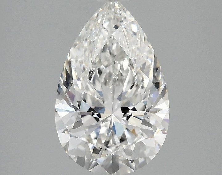 2.06 Carat Pear Shaped Ideal Cut VVS2 IGI Certified Lab Grown Diamond