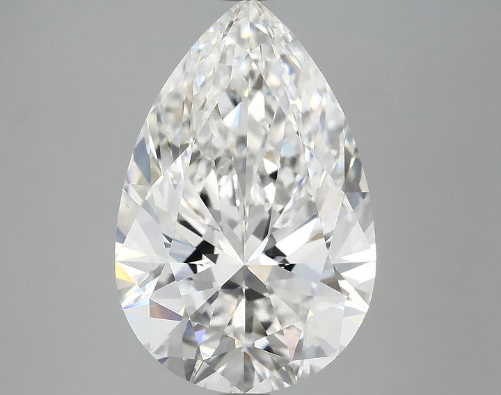 4.85 Carat Pear Shaped Excellent Cut VVS2 IGI Certified Lab Grown Diamond
