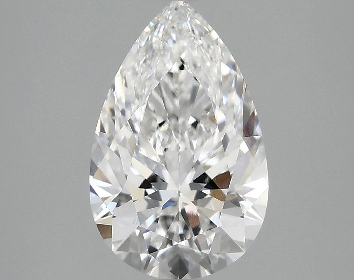 2.05 Carat Pear Shaped Ideal Cut VVS2 IGI Certified Lab Grown Diamond