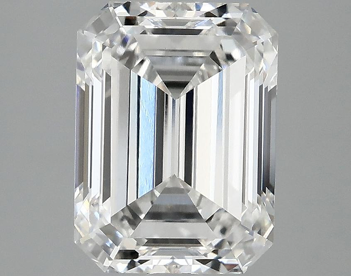 3.19 Carat Emerald Shaped Excellent Cut VVS2 IGI Certified Lab Grown Diamond