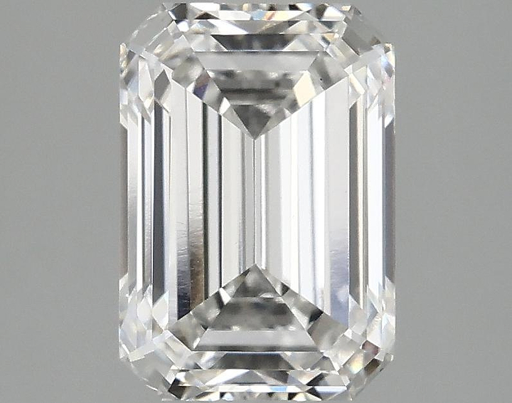 2.46 Carat Emerald Shaped Ideal Cut VS1 IGI Certified Lab Grown Diamond