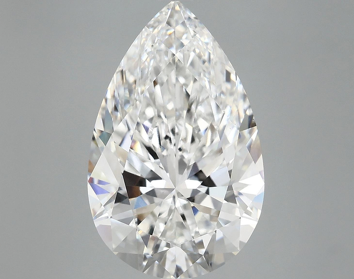 7.31 Carat Pear Shaped Ideal Cut VS1 IGI Certified Lab Grown Diamond