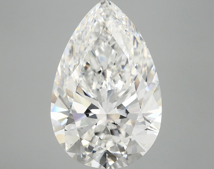 7.41 Carat Pear Shaped Excellent Cut VVS2 IGI Certified Lab Grown Diamond