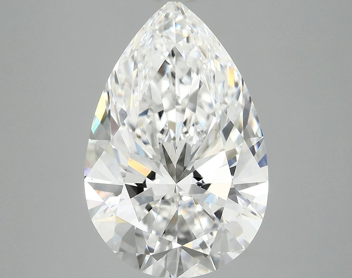 5.06 Carat Pear Shaped Excellent Cut VVS2 IGI Certified Lab Grown Diamond