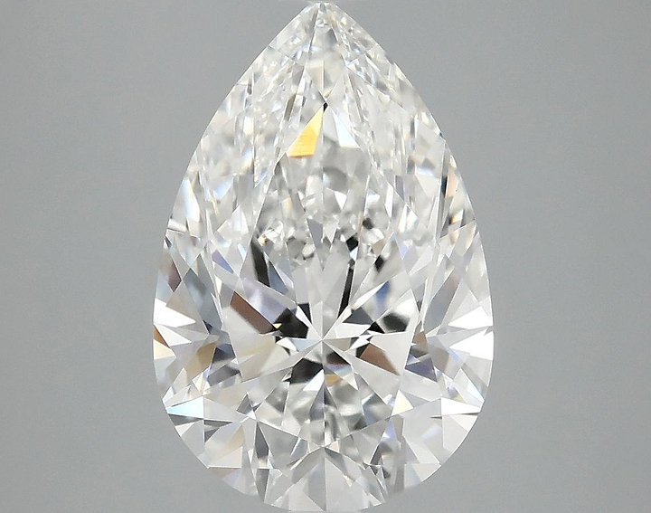 3.97 Carat Pear Shaped Excellent Cut VVS2 IGI Certified Lab Grown Diamond