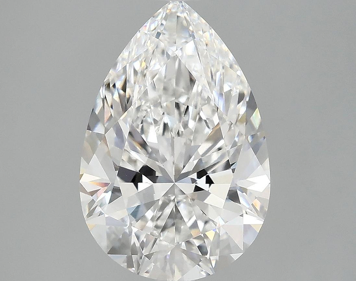 3.51 Carat Pear Shaped Excellent Cut VVS2 IGI Certified Lab Grown Diamond