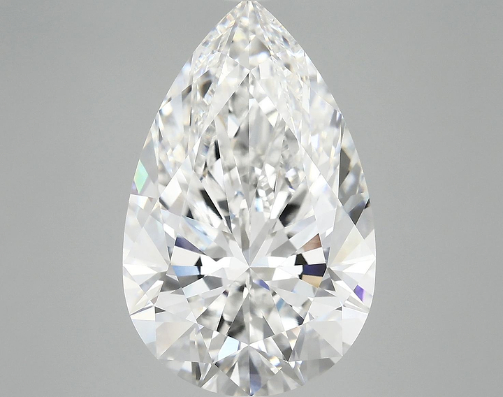 7.12 Carat Pear Shaped Ideal Cut VVS2 IGI Certified Lab Grown Diamond