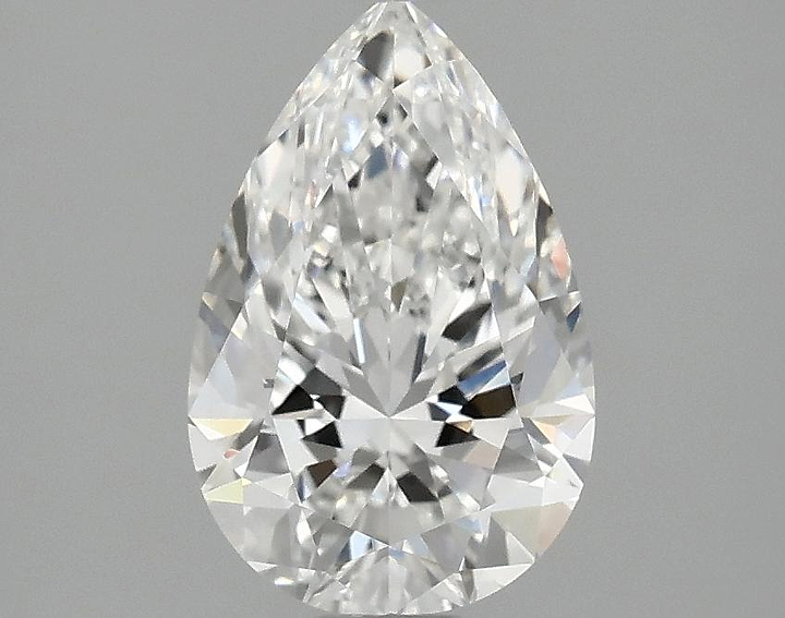 1.57 Carat Pear Shaped Excellent Cut VVS2 IGI Certified Lab Grown Diamond