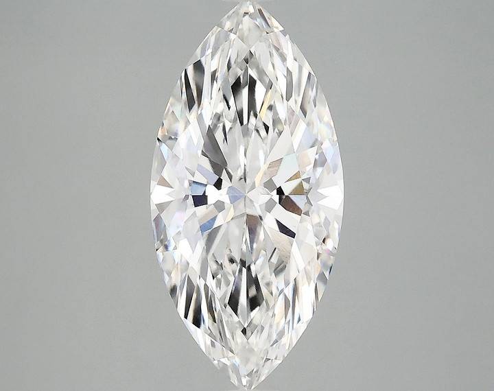 3.15 Carat Marquise Shaped Ideal Cut VVS2 IGI Certified Lab Grown Diamond