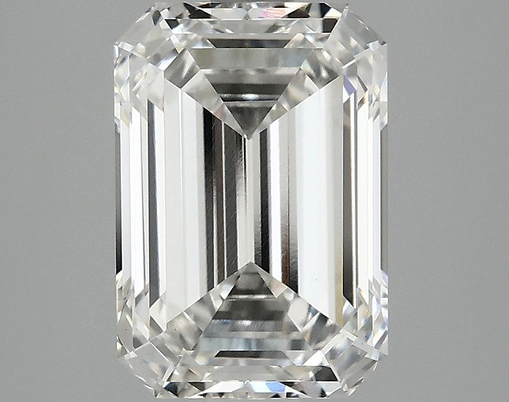 3.05 Carat Emerald Shaped Ideal Cut VVS2 IGI Certified Lab Grown Diamond