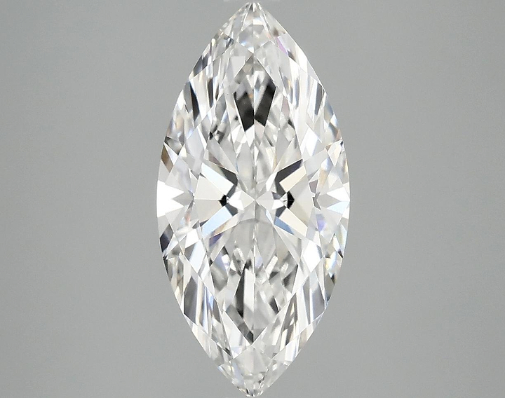 2.33 Carat Marquise Shaped Excellent Cut VVS2 IGI Certified Lab Grown Diamond