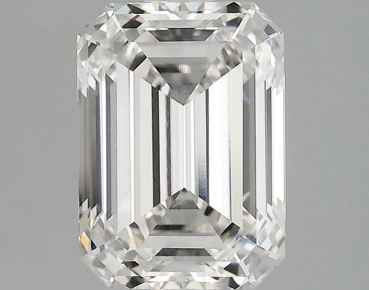 2.1 Carat Emerald Shaped Excellent Cut VVS2 IGI Certified Lab Grown Diamond