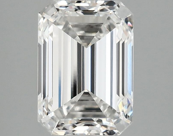 2.52 Carat Emerald Shaped Ideal Cut VVS2 IGI Certified Lab Grown Diamond