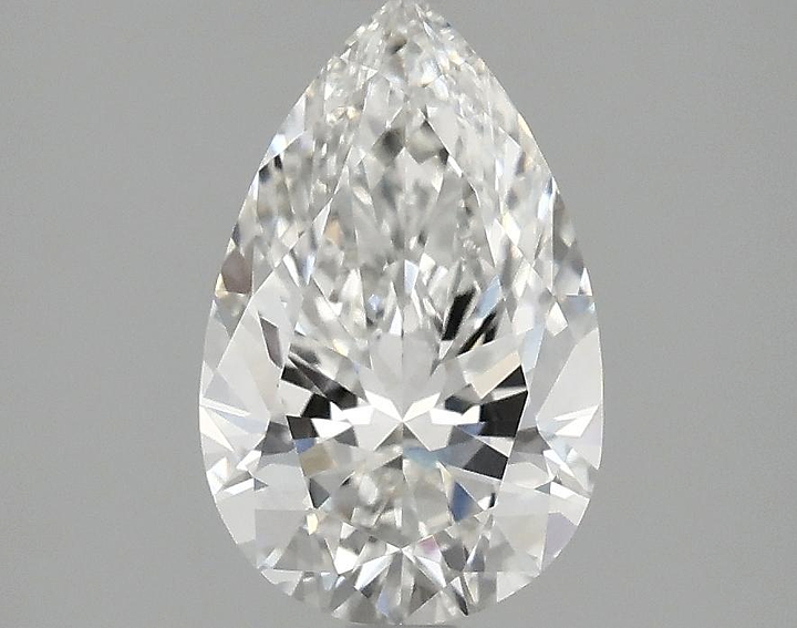 1.54 Carat Pear Shaped Ideal Cut VVS2 IGI Certified Lab Grown Diamond