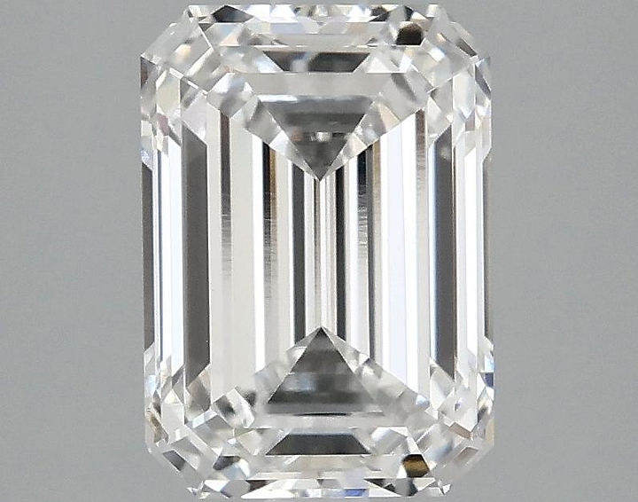 2.56 Carat Emerald Shaped Ideal Cut VVS2 IGI Certified Lab Grown Diamond