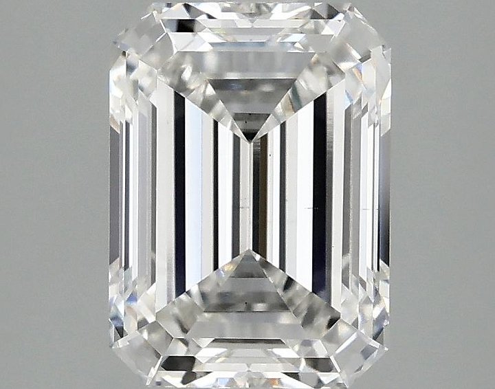 2.55 Carat Emerald Shaped Excellent Cut VS2 IGI Certified Lab Grown Diamond