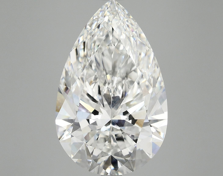 7.3 Carat Pear Shaped Ideal Cut VVS2 IGI Certified Lab Grown Diamond