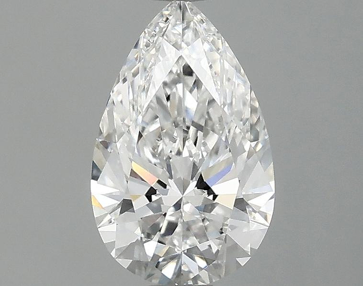 1.03 Carat Pear Shaped Ideal Cut VVS2 IGI Certified Lab Grown Diamond