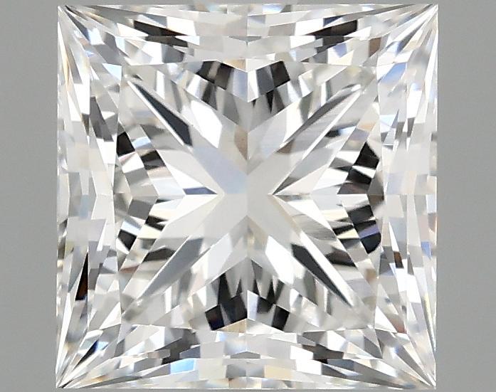 2.09 Carat Princess Shaped Ideal Cut VVS2 IGI Certified Lab Grown Diamond