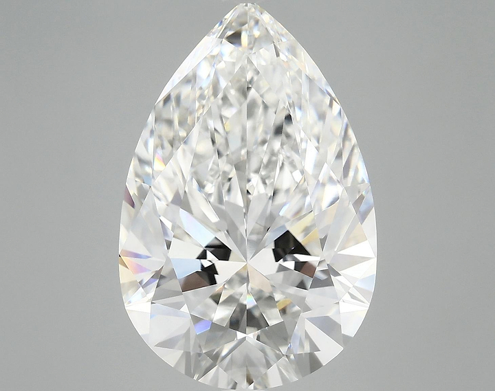 7.18 Carat Pear Shaped Excellent Cut VVS2 IGI Certified Lab Grown Diamond