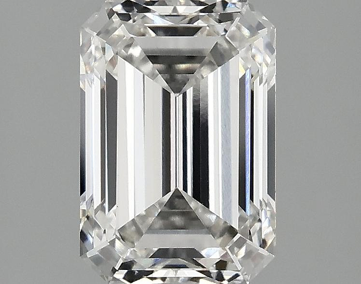 2.2 Carat Emerald Shaped Ideal Cut VVS2 IGI Certified Lab Grown Diamond