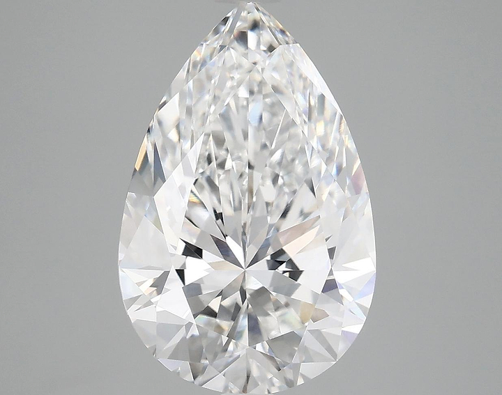 4.85 Carat Pear Shaped Excellent Cut VVS2 IGI Certified Lab Grown Diamond