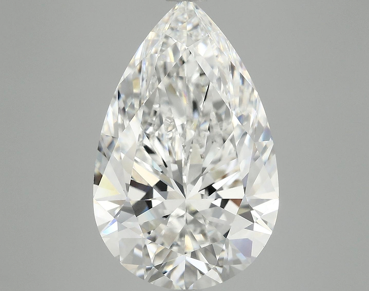 7.29 Carat Pear Shaped Ideal Cut VVS2 IGI Certified Lab Grown Diamond