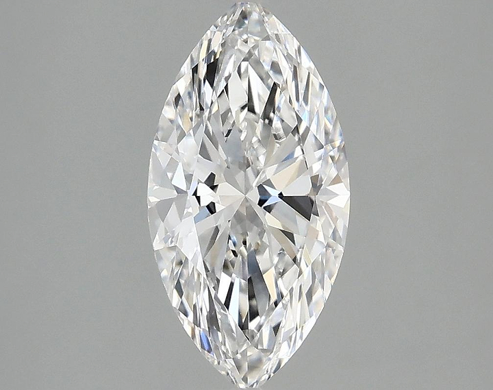 1.58 Carat Marquise Shaped Ideal Cut VVS2 IGI Certified Lab Grown Diamond