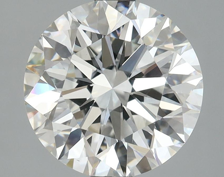 3.02 Carat Round Shaped Excellent Cut VVS2 IGI Certified Lab Grown Diamond