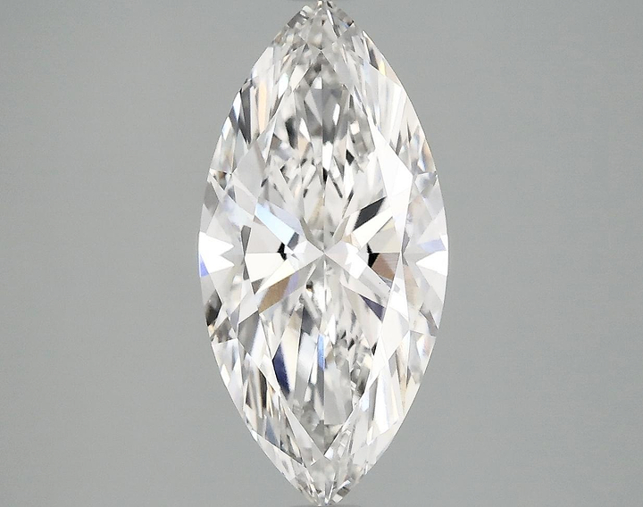 2.47 Carat Marquise Shaped Excellent Cut VVS2 IGI Certified Lab Grown Diamond