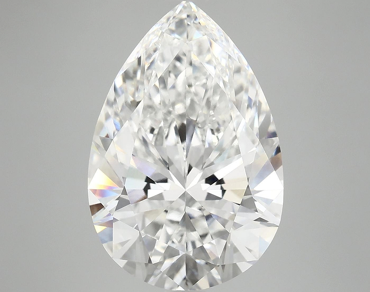 7.35 Carat Pear Shaped Excellent Cut VVS2 IGI Certified Lab Grown Diamond