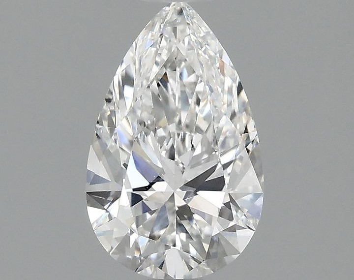 0.99 Carat Pear Shaped Ideal Cut VVS2 IGI Certified Lab Grown Diamond