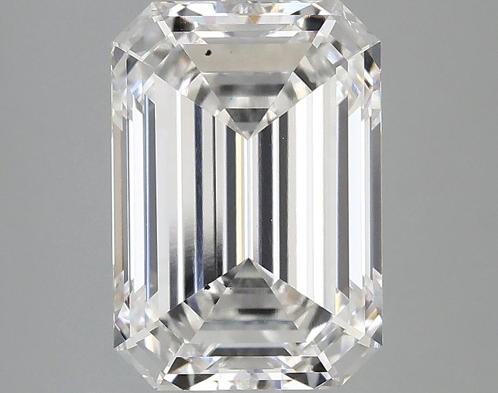 3.49 Carat Emerald Shaped Ideal Cut VS2 IGI Certified Lab Grown Diamond