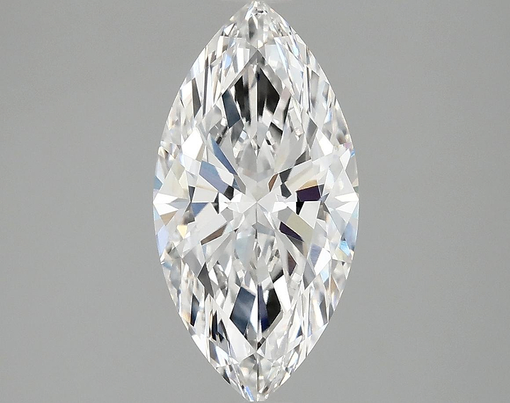 1.58 Carat Marquise Shaped Ideal Cut VVS2 IGI Certified Lab Grown Diamond