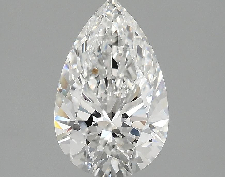1.51 Carat Pear Shaped Ideal Cut VVS2 IGI Certified Lab Grown Diamond