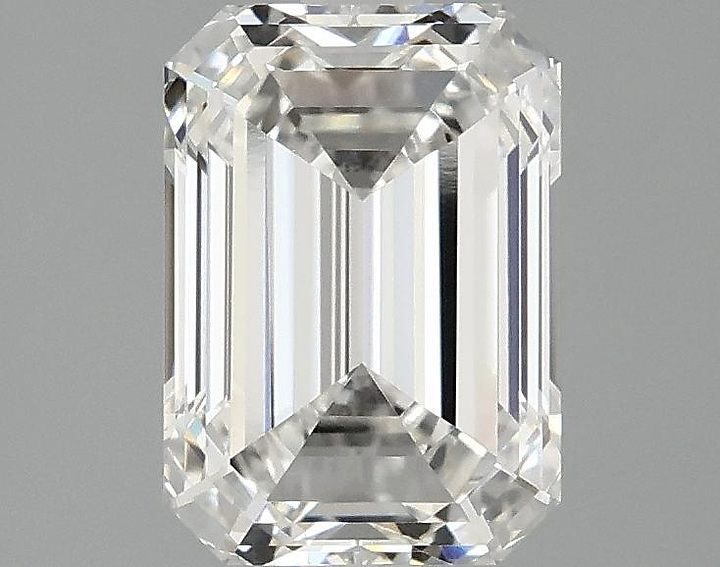 2.03 Carat Emerald Shaped Ideal Cut VVS2 IGI Certified Lab Grown Diamond