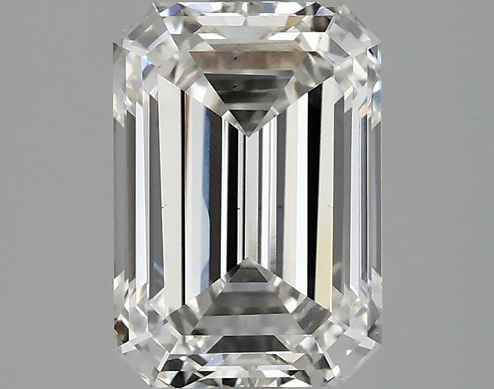 2.44 Carat Emerald Shaped Ideal Cut VS2 IGI Certified Lab Grown Diamond