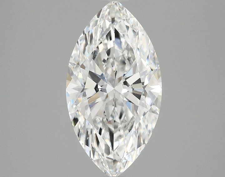 2.5 Carat Marquise Shaped Excellent Cut VVS2 IGI Certified Lab Grown Diamond