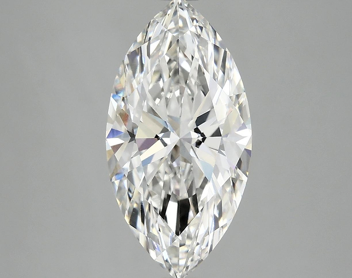 3.08 Carat Marquise Shaped Ideal Cut VVS2 IGI Certified Lab Grown Diamond