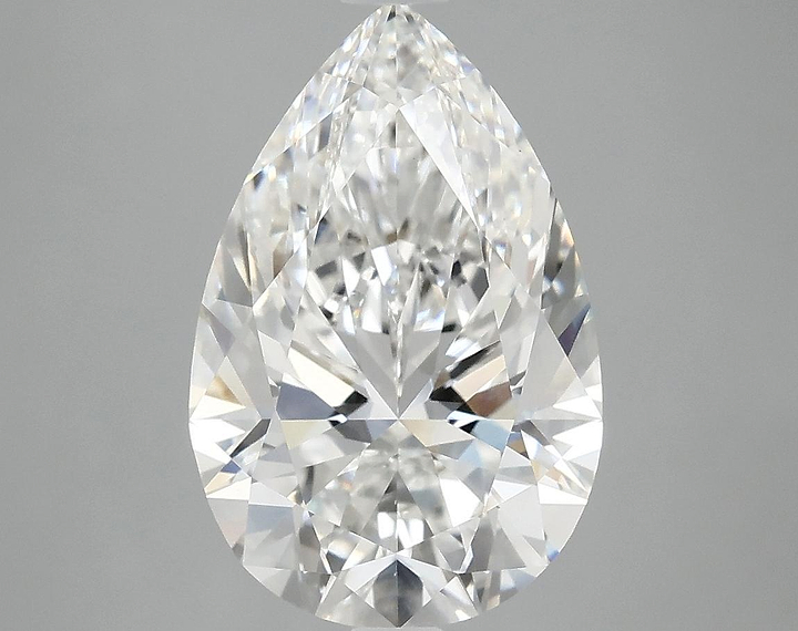 4.02 Carat Pear Shaped Excellent Cut VVS2 IGI Certified Lab Grown Diamond