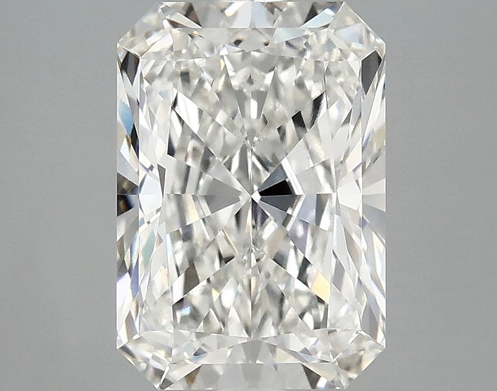3.07 Carat Radiant Shaped Ideal Cut VVS2 IGI Certified Lab Grown Diamond