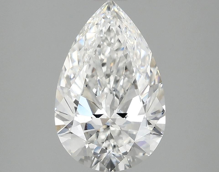 2.0 Carat Pear Shaped Ideal Cut VVS2 IGI Certified Lab Grown Diamond