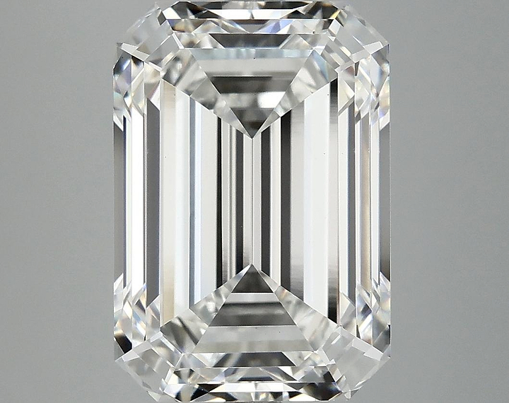 6.15 Carat Emerald Shaped Ideal Cut VS1 IGI Certified Lab Grown Diamond